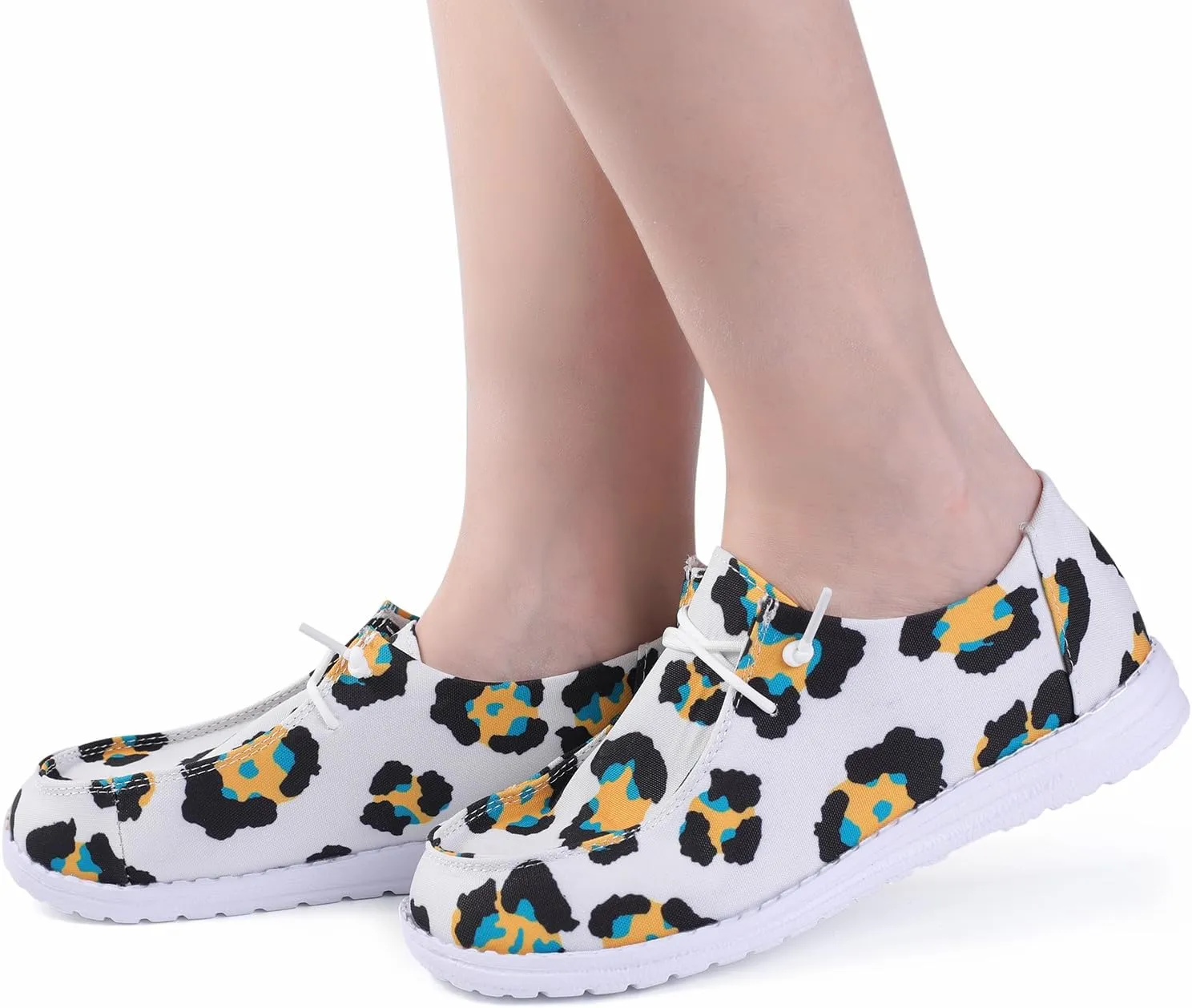 RACHAPE Womens Shoes Sneakers Boho Blanket Shoes Multiple Colors Women's Lace Up Loafers | Comfortable & Light-Weight