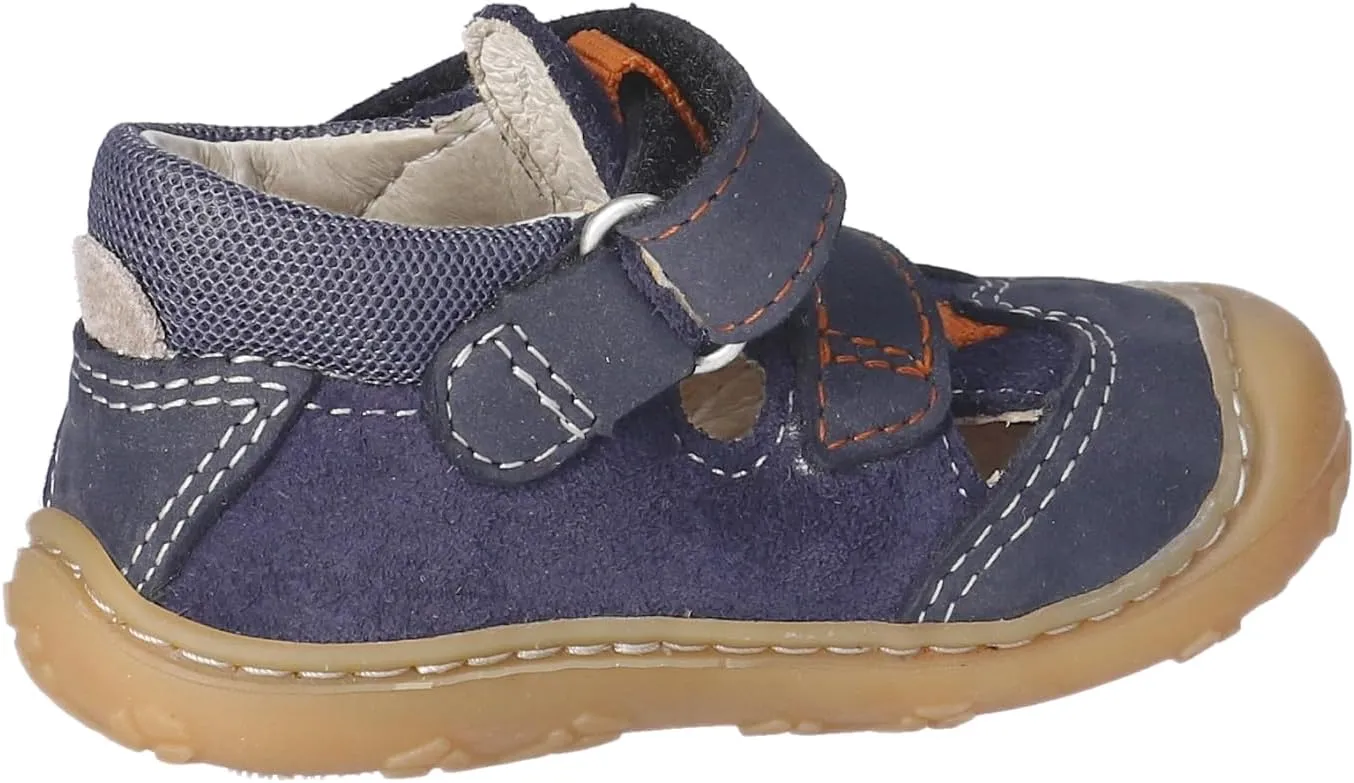 RICOSTA EBI Boys Girls Low Top Trainers Learning to Walk Width Medium Loose