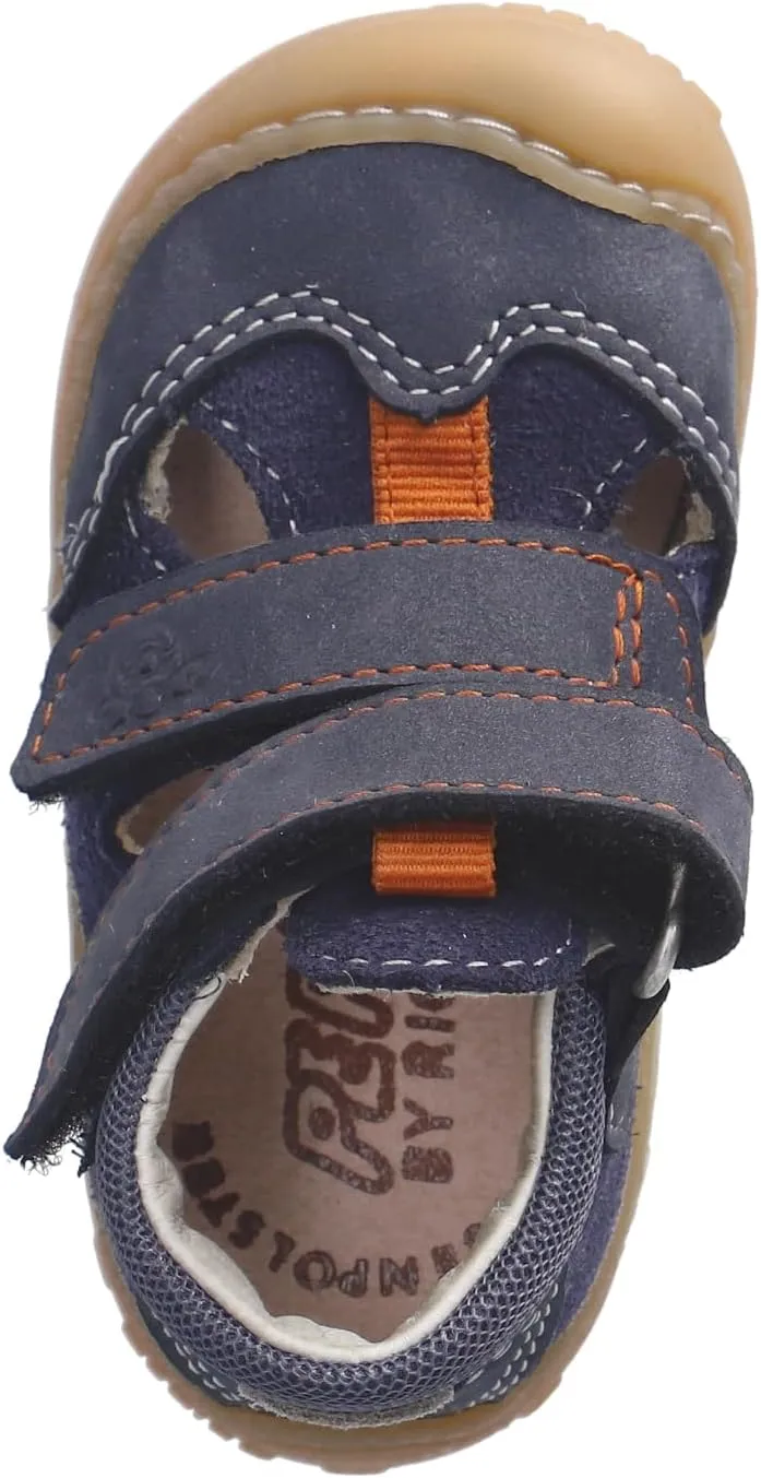 RICOSTA EBI Boys Girls Low Top Trainers Learning to Walk Width Medium Loose