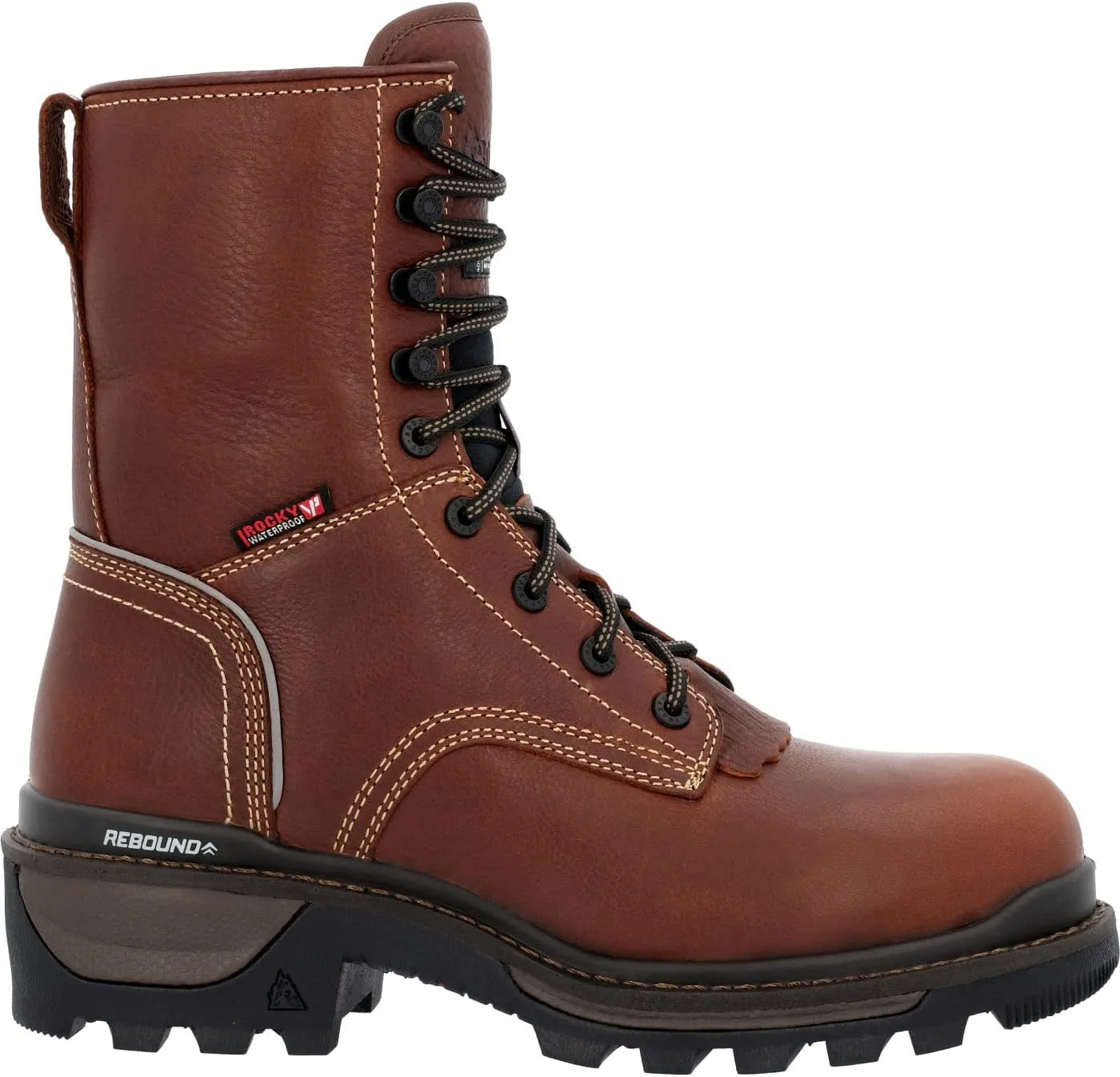 ROCKY Rams Horn Logger Composite Toe Waterproof 400G Insulated Work Boot