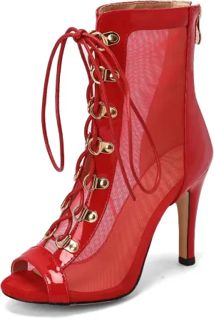 Roimaash 7/9.5/11CM Heel Height Women Gladiator Sandals Dress Shoes