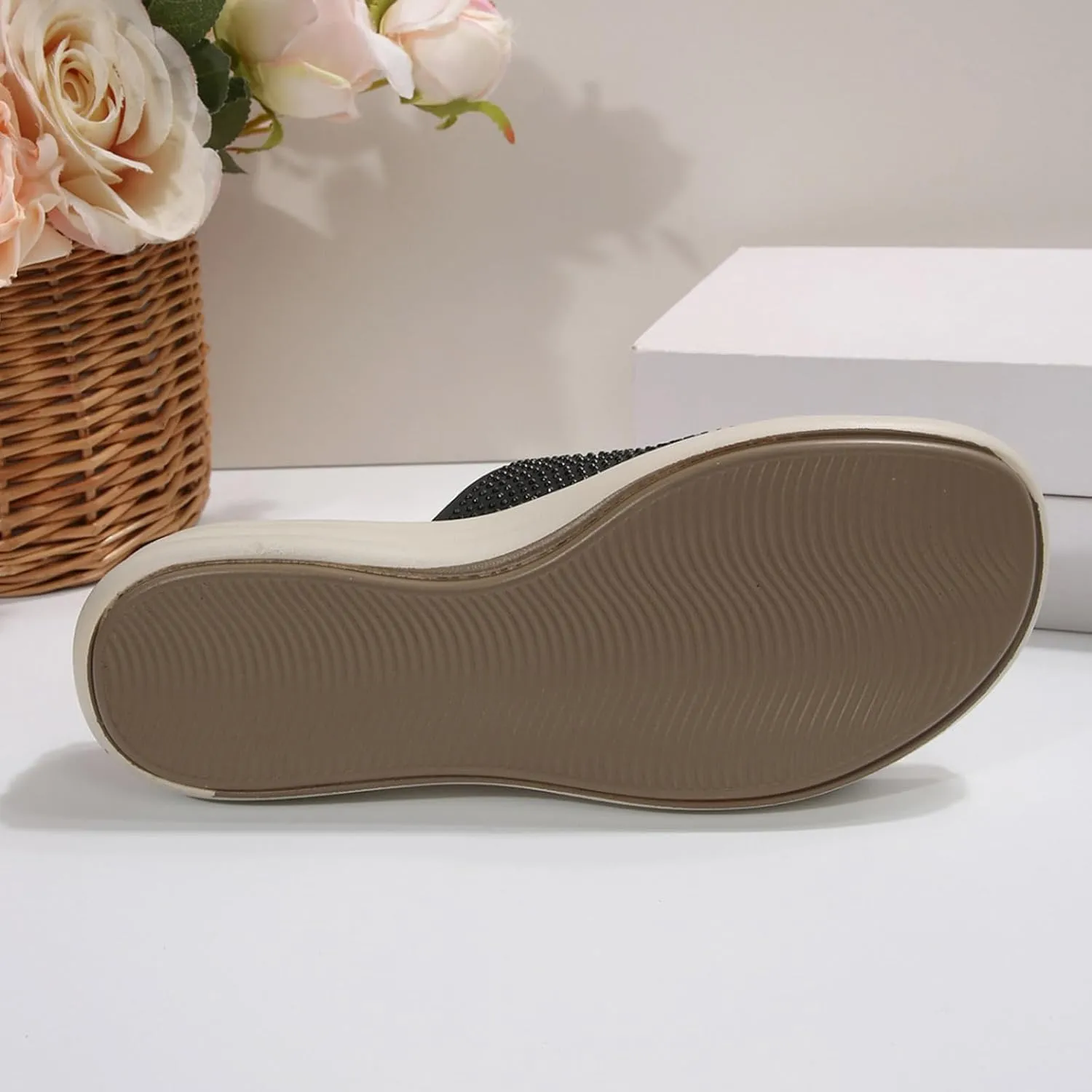 Sandals 2025 Wide Width Double Straps Slippers Soft Cushion Comfortable Walking Slip on Women Summer Shoes