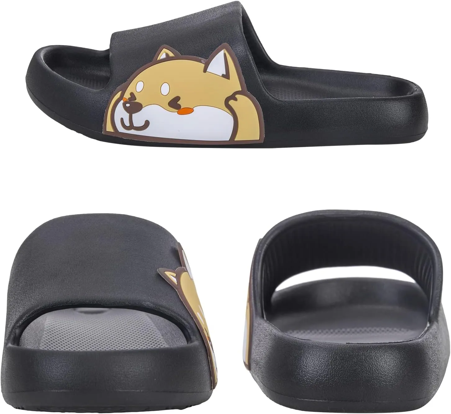 Sandals for Girls and Boys,Mens Slippers Sandals for Women,EVA Anti-Slip Indoor & Outdoor Kids Slippers Smile Face Open Toe Spa Bath Pool Gym House Casual Shower Shoes