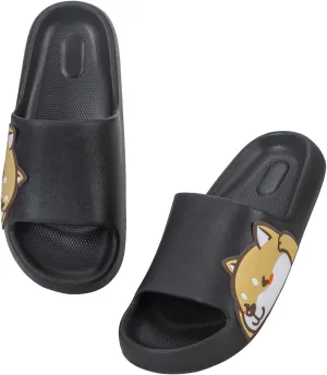 Sandals for Girls and Boys,Mens Slippers Sandals for Women,EVA Anti-Slip Indoor & Outdoor Kids Slippers Smile Face Open Toe Spa Bath Pool Gym House Casual Shower Shoes