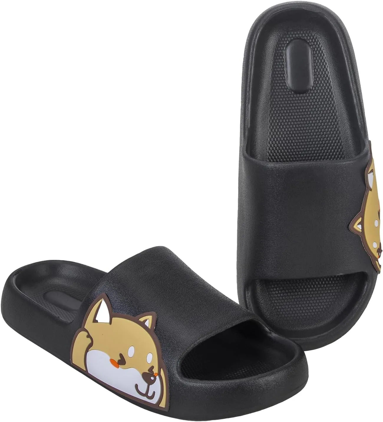 Sandals for Girls and Boys,Mens Slippers Sandals for Women,EVA Anti-Slip Indoor & Outdoor Kids Slippers Smile Face Open Toe Spa Bath Pool Gym House Casual Shower Shoes