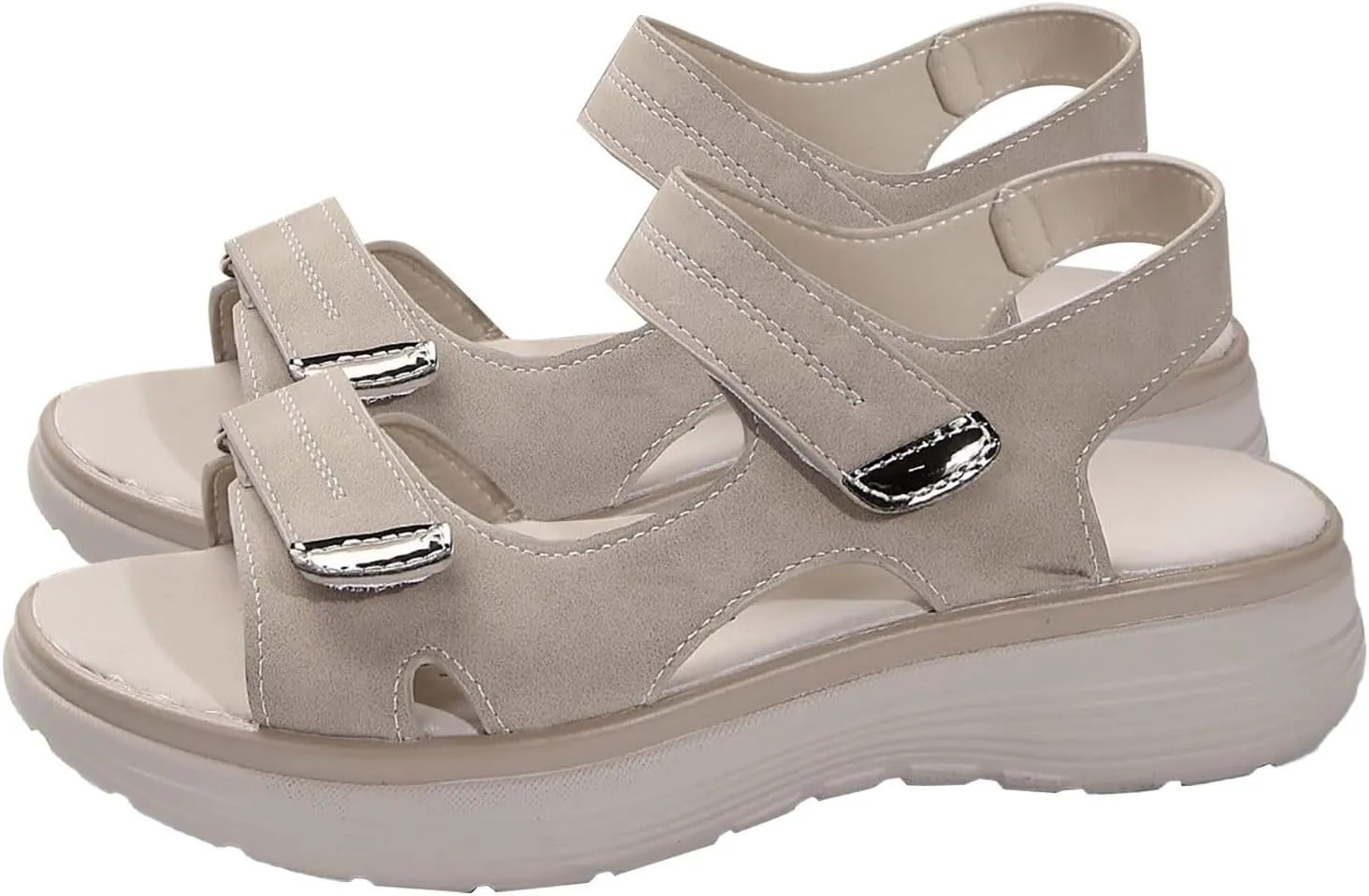 Sandals for Women 2025 Comfortable Orthopedic Walking Shoes with Arch Support Wide Feet Comfy Orthotic Recovery Shoes