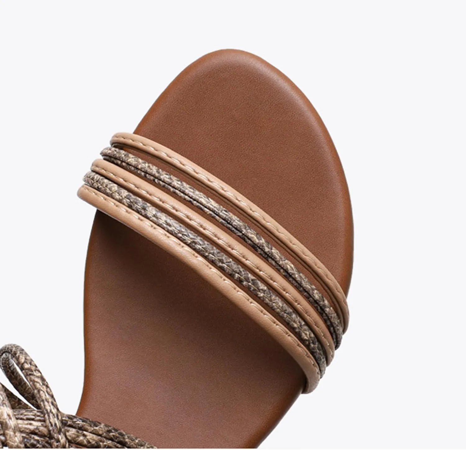 Sandals Women Dressy Summer Flat Strappy Cute Casual Beach Shoes Elastic String Thong Ankle Strap Flip Flops Gladiator Shoes Black Girls Fisherman Cross 2025