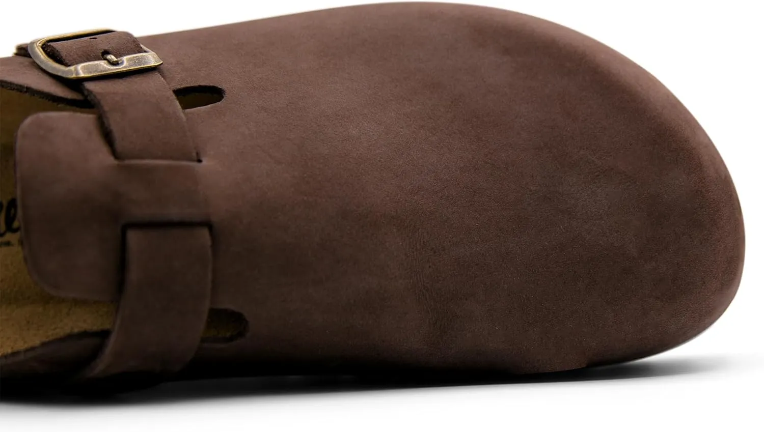 Sandgrens Handmade Unisex Cork Mules | European Top Grain Leather Sandals with Soft Suede Cushioned Footbed and EVA Rubber Sole | Toledo
