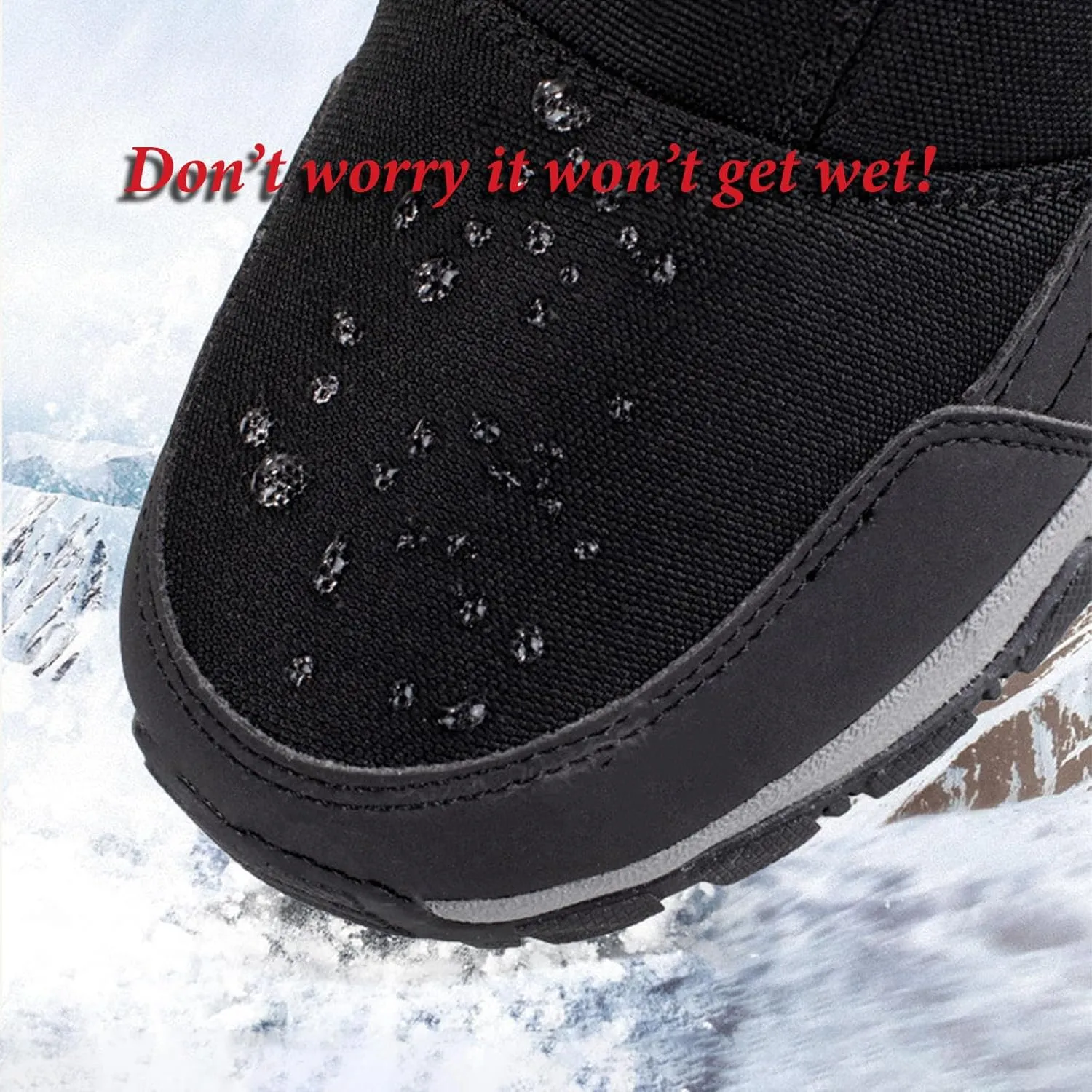 Sawbehind Winter Boots, Men’s Insulated Winter Boots – Warm, Waterproof, and Non-Slip for All-Day Comfort
