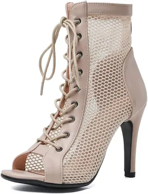 Scaoruki Women Classic Gladiator Sandals Summer Booties Breathable Mesh Sandals