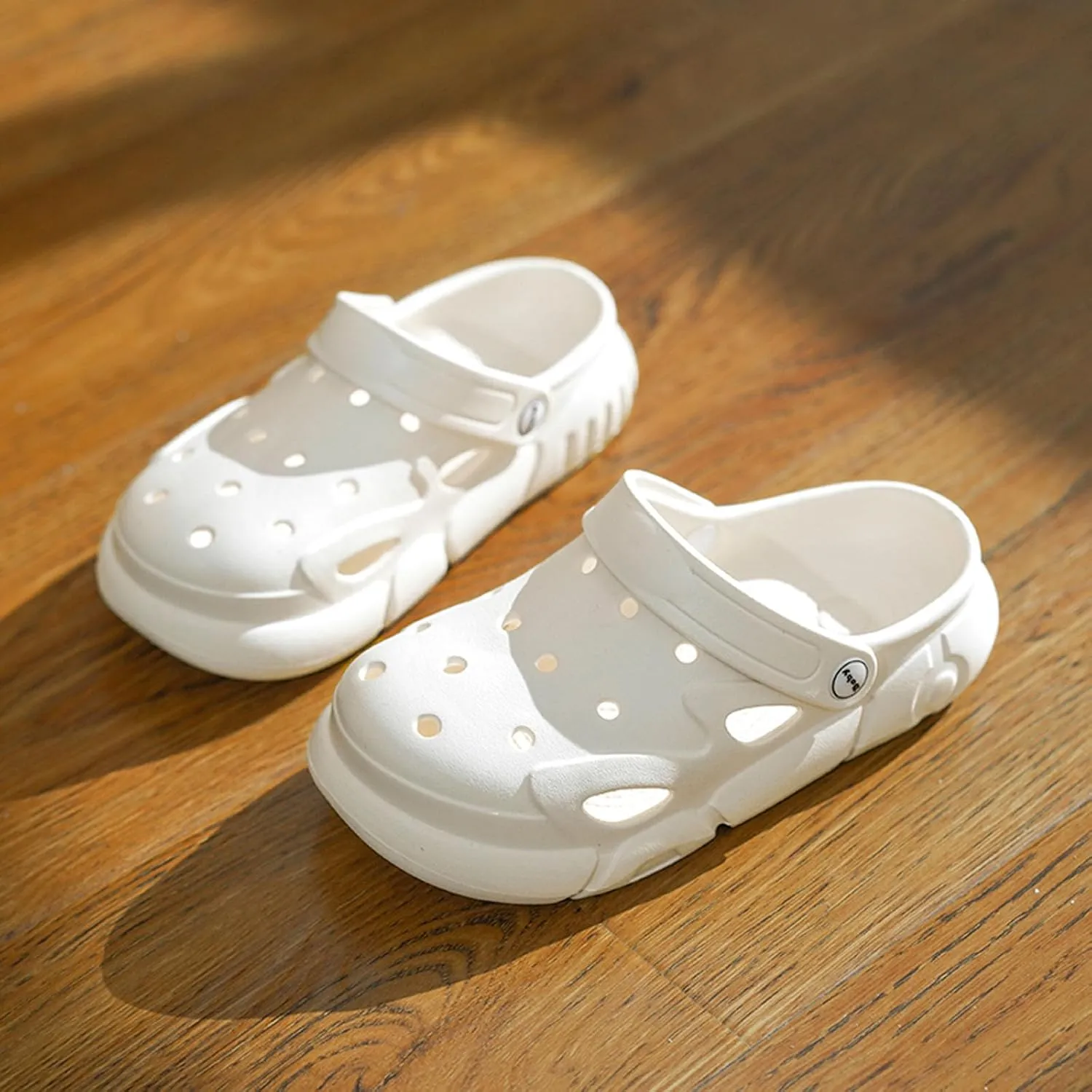 SECHRITE Kids Boys Girls Garden Clogs Shoes Shower Slippers Toddler Slip On Mules Lightweight Beach Pool Slides Indoor Sandals