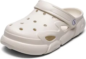 SECHRITE Kids Boys Girls Garden Clogs Shoes Shower Slippers Toddler Slip On Mules Lightweight Beach Pool Slides Indoor Sandals