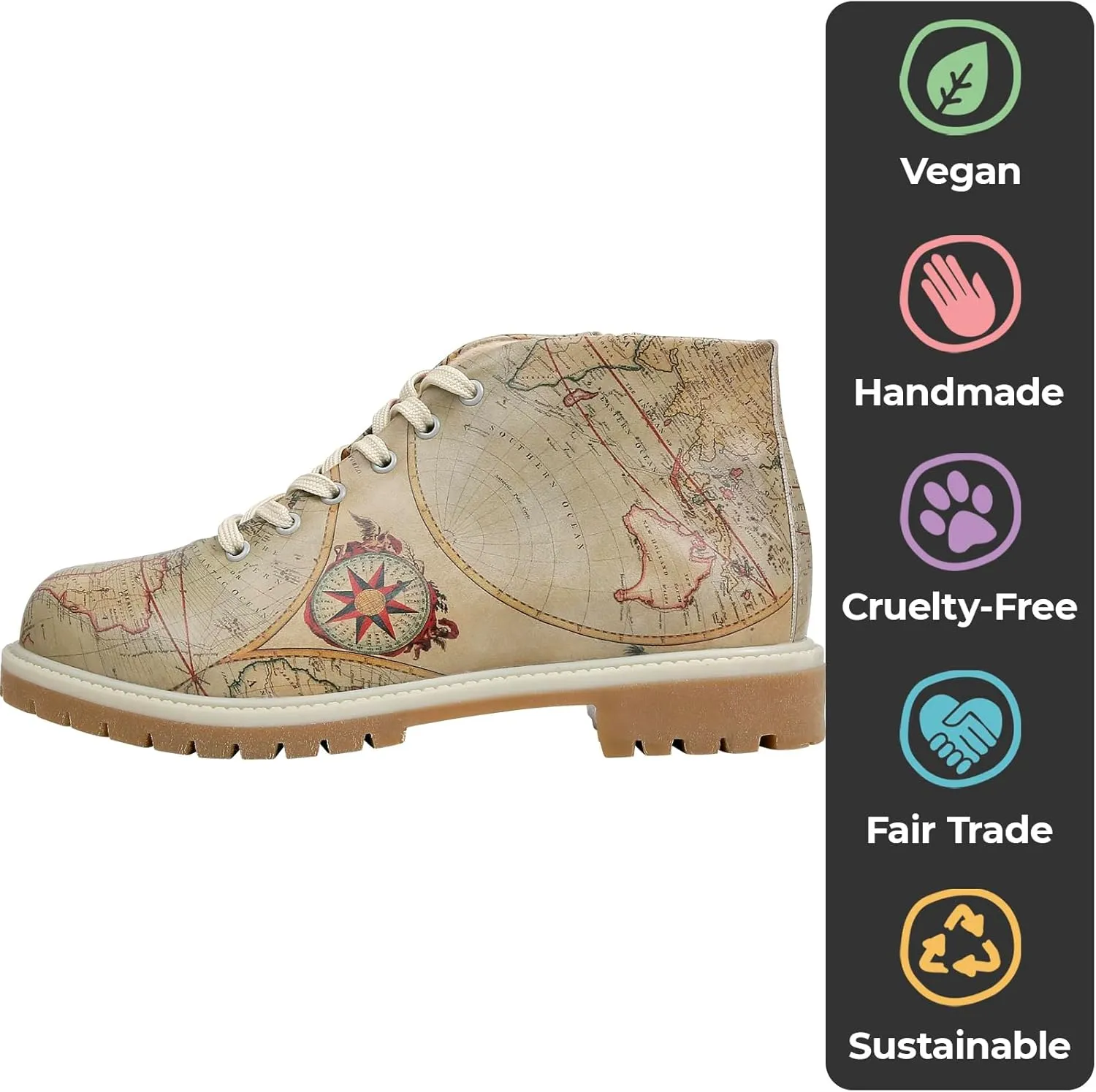 ShortCut Boots for Women - Vegan Leather and Handmade Ankle Boots for Women