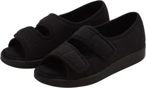 Silverts Diabetic Sandals for Women | Extra-Wide Non-Slip Comfortable Slippers for Elderly, Swelling, Sensitive Feet