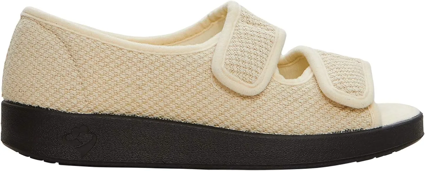 Silverts Diabetic Sandals for Women | Extra-Wide Non-Slip Comfortable Slippers for Elderly, Swelling, Sensitive Feet