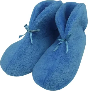 Slipper Boots for Women Non-Slip Warm Plush Lining House Shoes Coral Velvet Indoor Winter Bootie Slippers