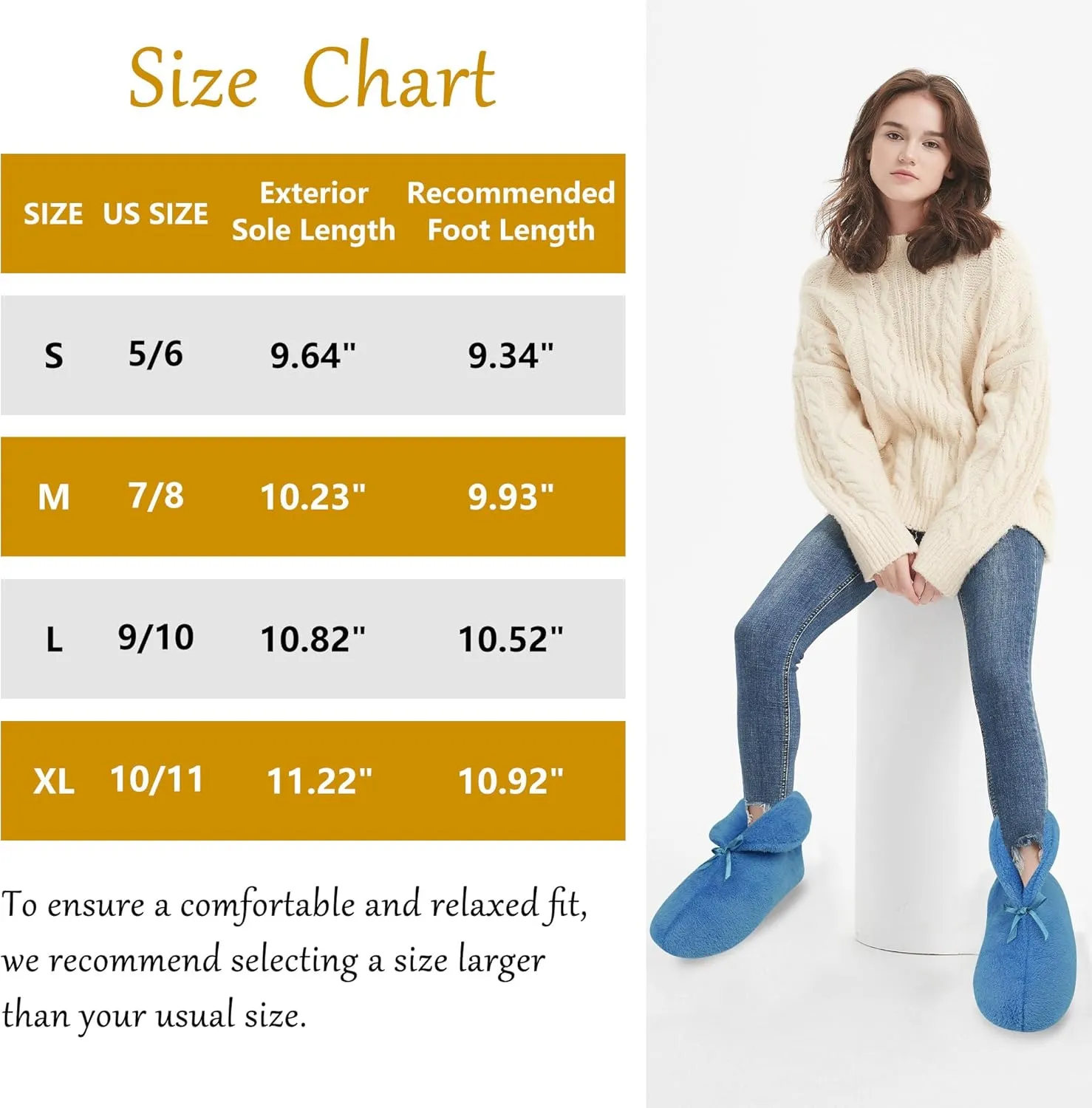 Slipper Boots for Women Non-Slip Warm Plush Lining House Shoes Coral Velvet Indoor Winter Bootie Slippers
