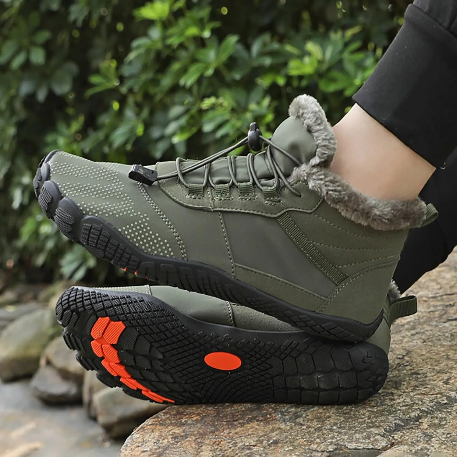 Snow Boots for Teen Girls Waterproof Fuzzy Boots Warm Sneaker Boots Comfortable Warm Outdoor Boots Teens Winter Boots