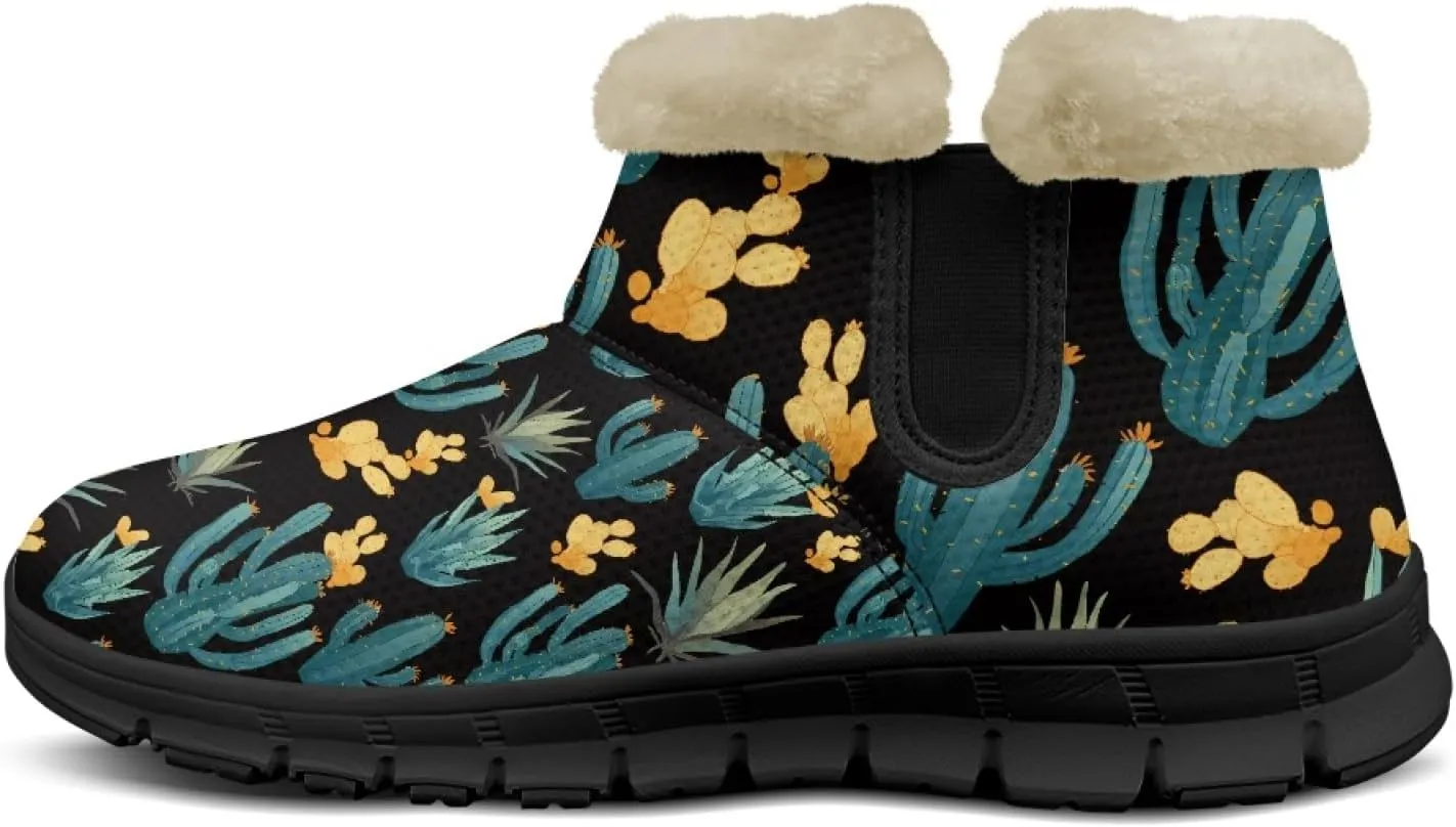 Snow Boots for Women -Fashion Winter Warm Snow Boots Anti-Slip outdoor Furry bootie for men women