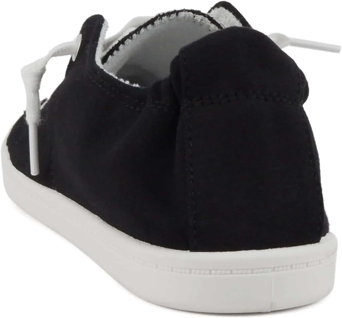 Soda Flat Women Shoes Linen Canvas Slip On Sneakers Lace Up Style Loafers Zig-S