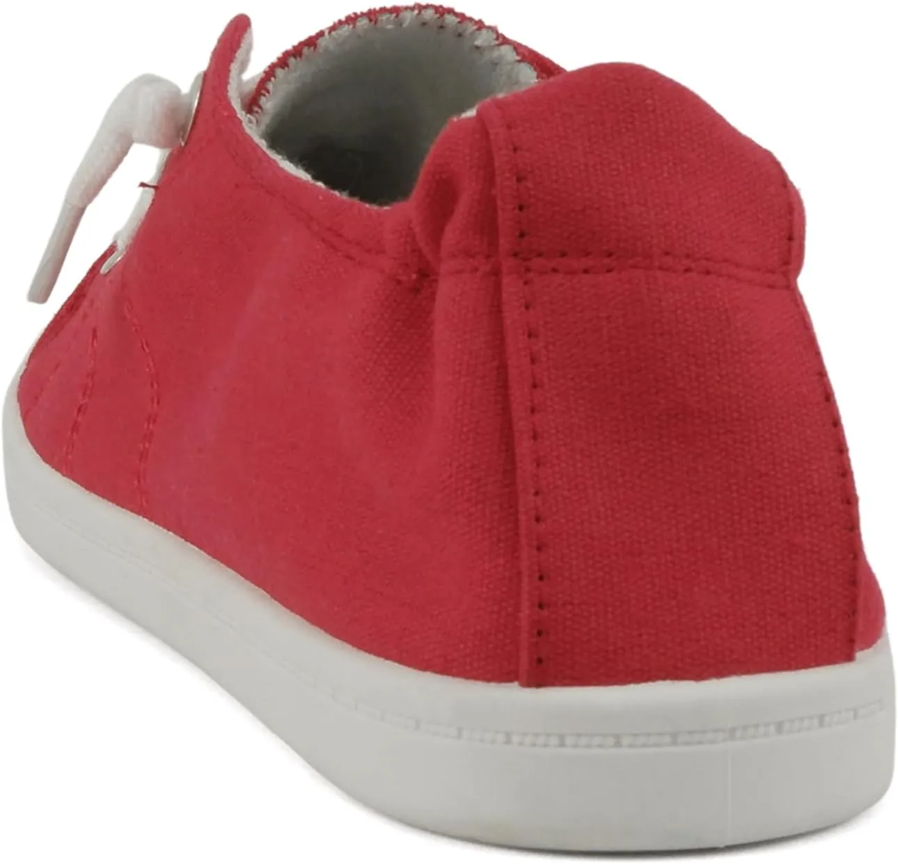 Soda Flat Women Shoes Linen Canvas Slip On Sneakers Lace Up Style Loafers Zig-S