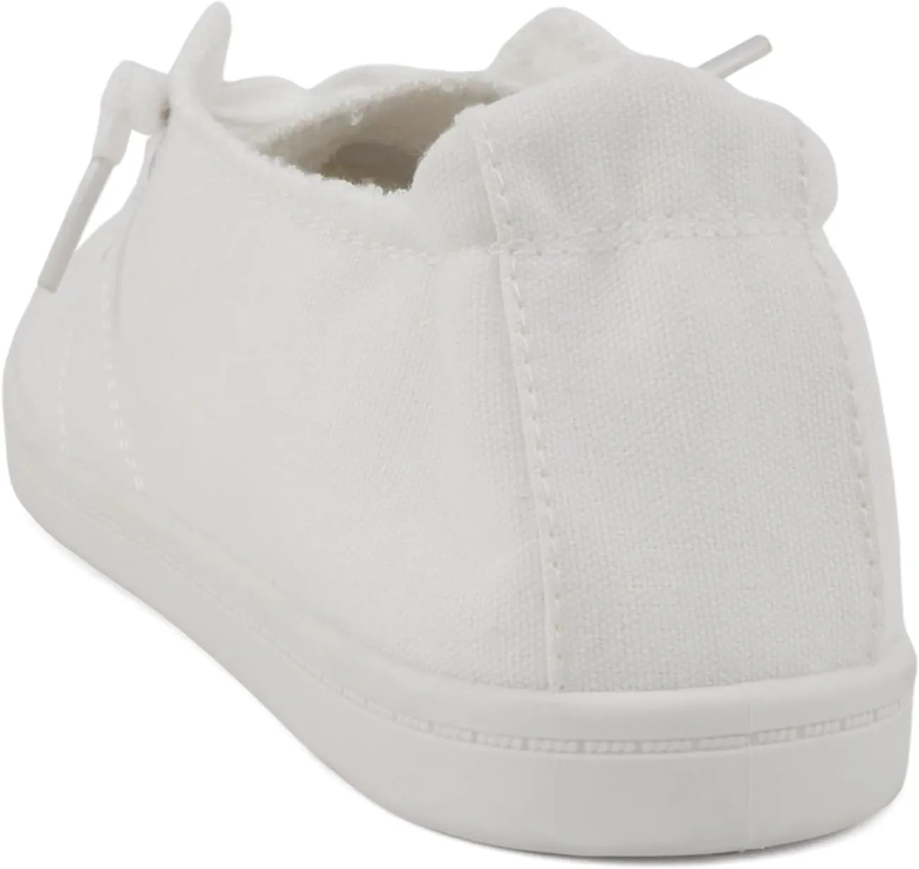 Soda Flat Women Shoes Linen Canvas Slip On Sneakers Lace Up Style Loafers Zig-S