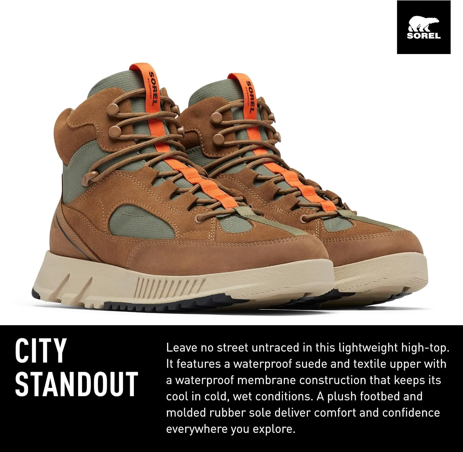 Sorel Men's Mac Hill Lite Rush Waterproof Boot