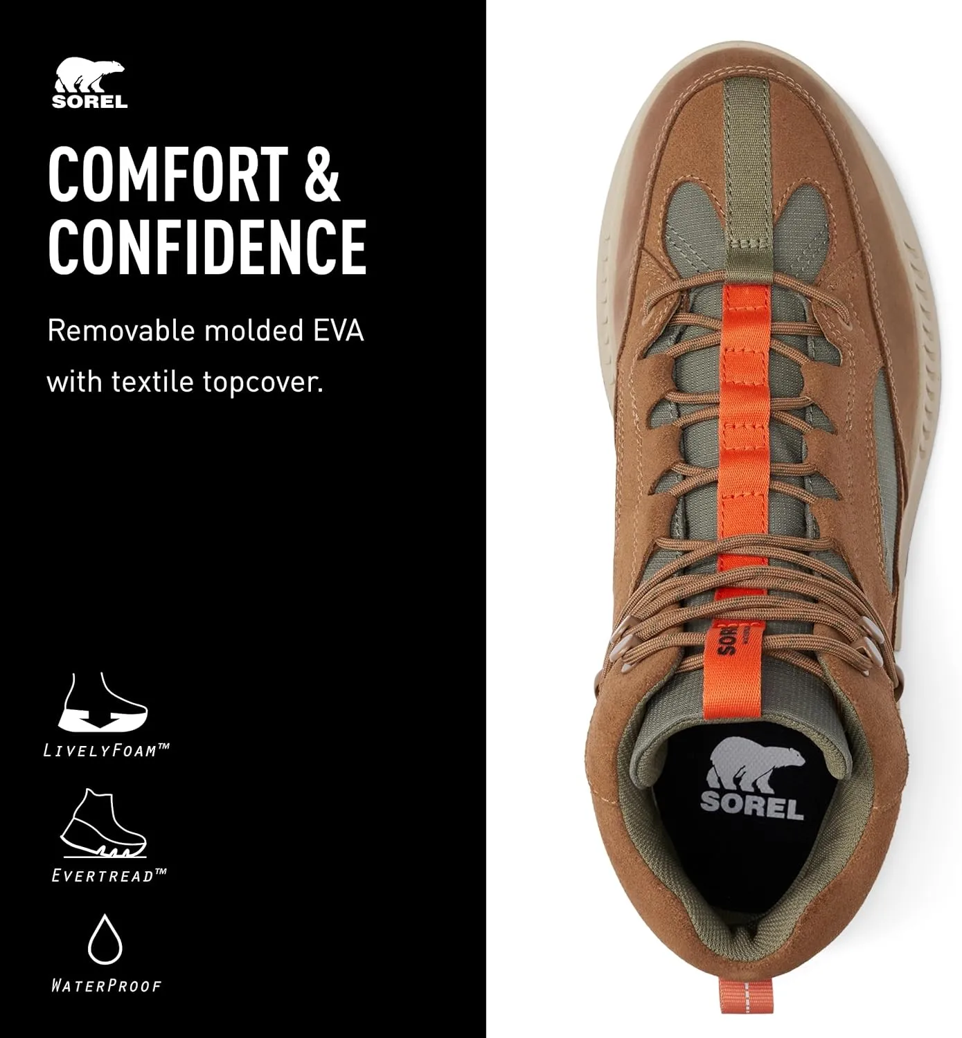 Sorel Men's Mac Hill Lite Rush Waterproof Boot