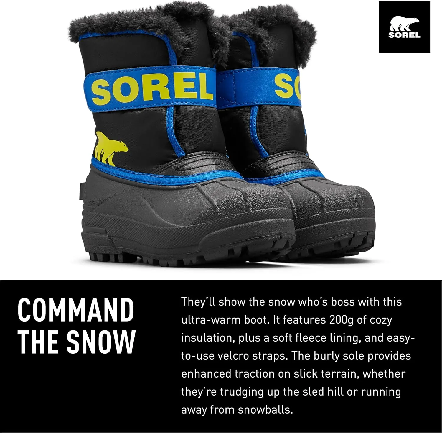 SOREL - Youth Snow Commander Snow Boots for Kids