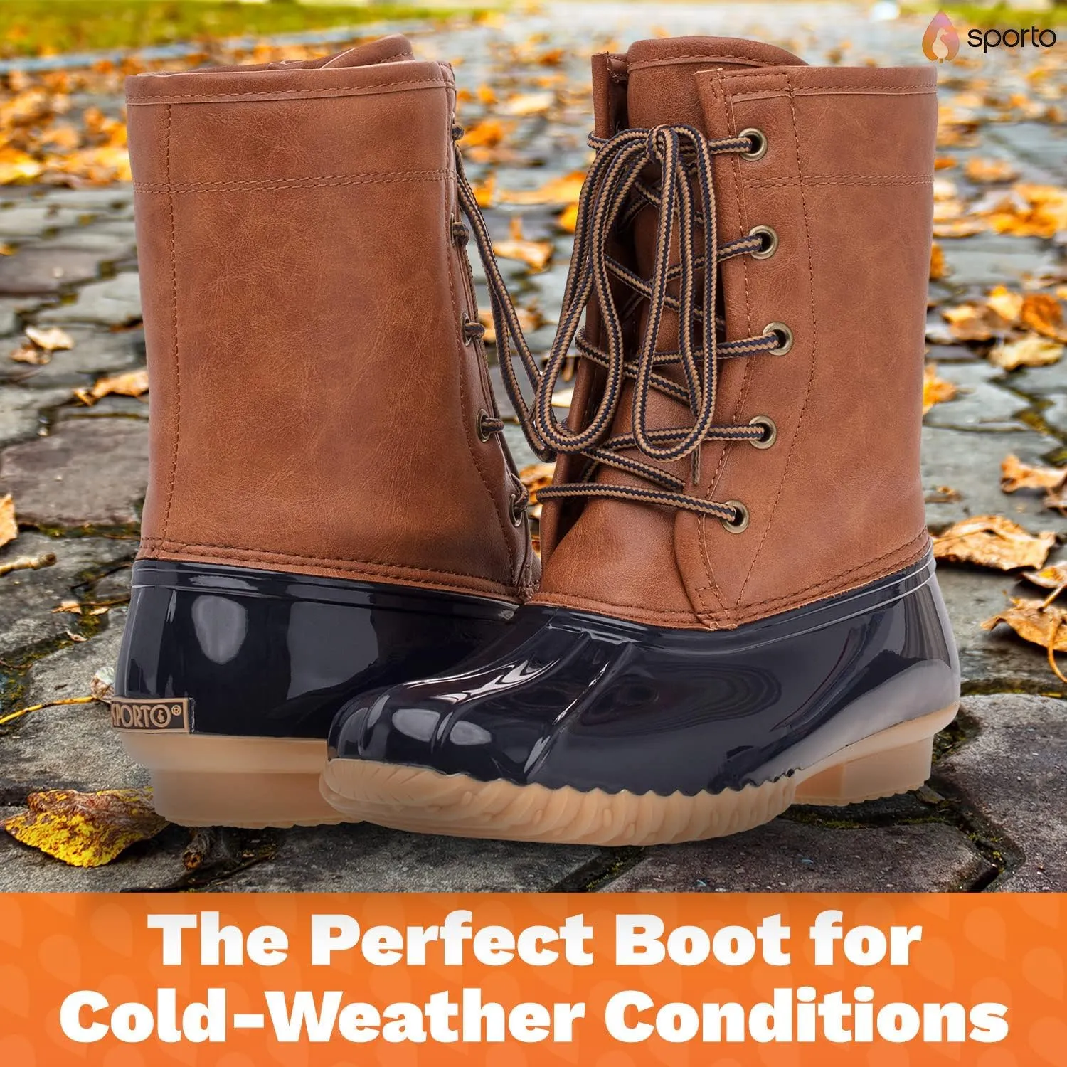 sporto Women's Bootie Rain Boot