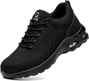 Steel Toe Sneakers for Men Women Lightweight Work Shoes Slip Resistant Safety Shoes Indestructible Construction Shoe