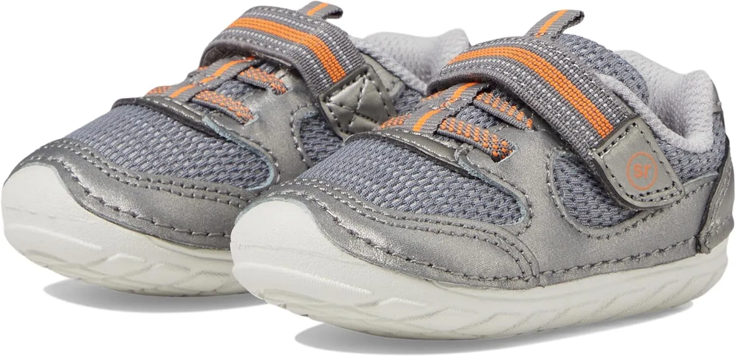 Stride Rite Mens SM Turbo (Infant/Toddler) Grey 5.5 Wide