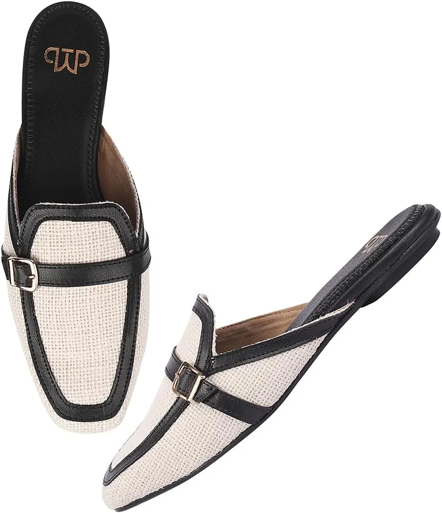 Stylish Attractive Voguish Ethnic Comfortable Fahsion Flat Mules Bellies Sandal For Womens And Girls 6 UK