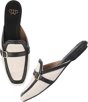 Stylish Attractive Voguish Ethnic Comfortable Fahsion Flat Mules Bellies Sandal For Womens And Girls 6 UK