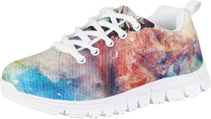 SYtrade Girls Tennis Shoes Kids Lightweight Breathable Sneakers Lace-up Running Athletic Shoes