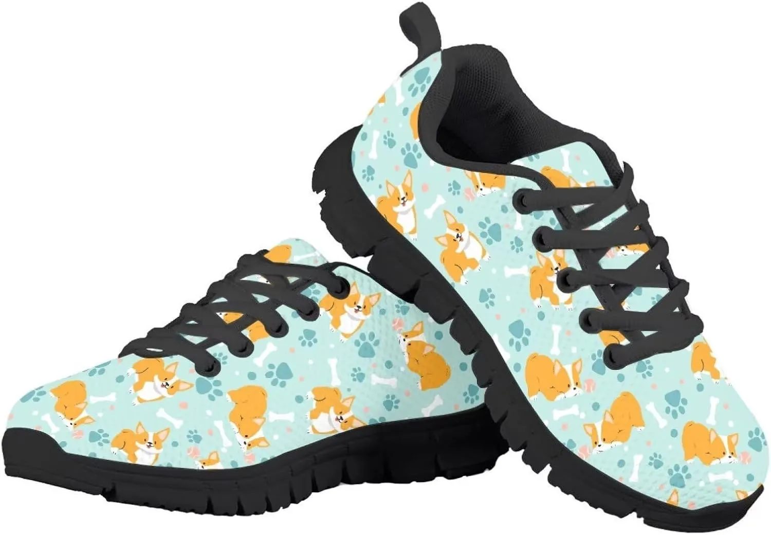 SYtrade Kid Boys Girls Shoes Running/Walking Sports Sneakers Black Sole