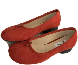 Tabi Shoes Loafers Low Heel Chunky Block Heels Split Toe Slip on Women Girls - Neutral Cute Casual Comfortable Walking Lightweight Running Tennis & Racquet Sport Business Office Standing All Day