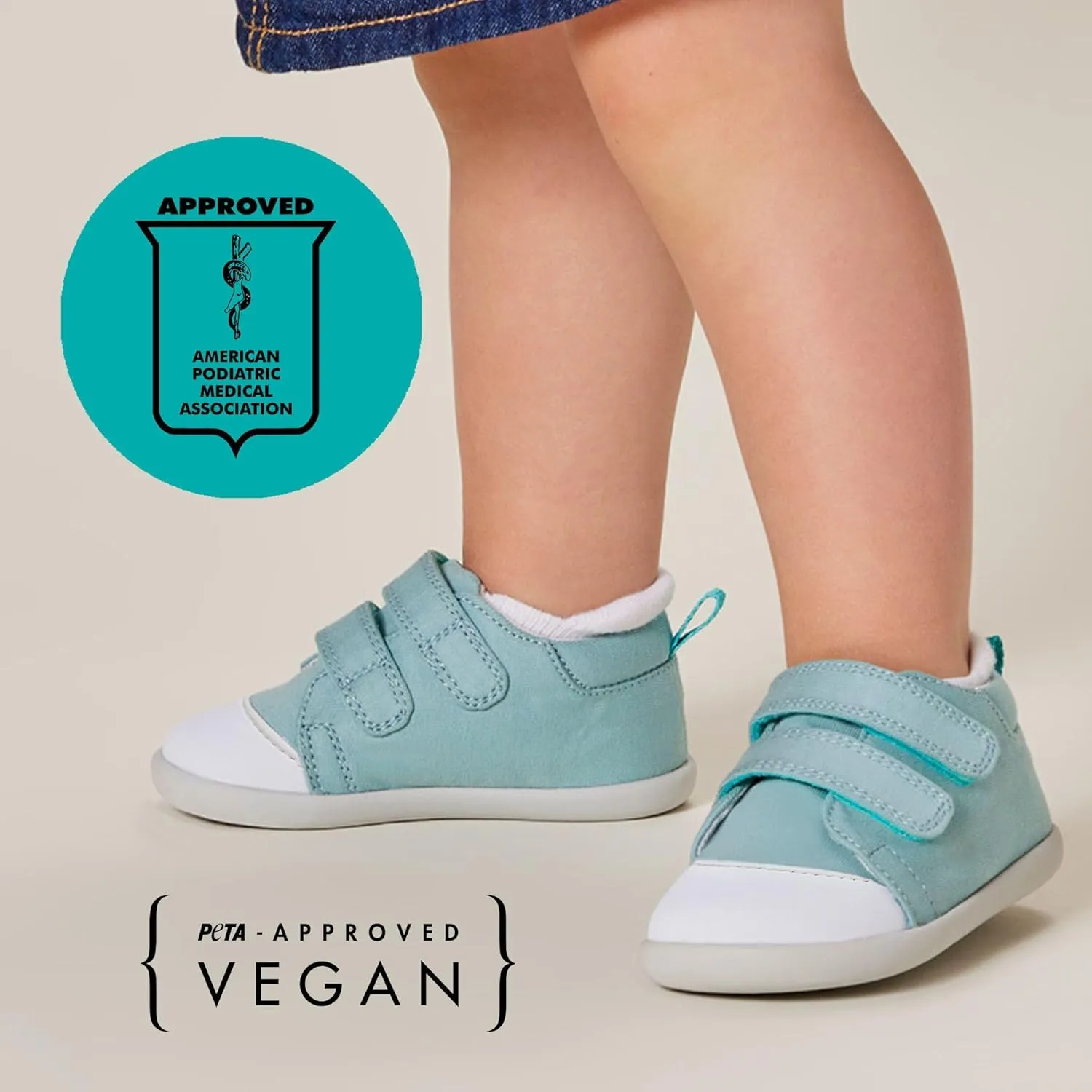 Ten Little First Walker Baby Shoes & Toddler Shoes for Boys & Girls - Lightweight, Breathable Cotton Baby Walking Shoes - Non-Slip, Wide-Feet Walking Shoes for Babies