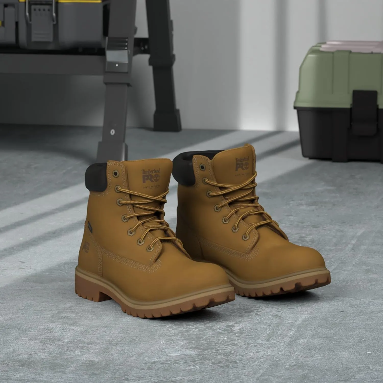 Timberland PRO Women's Direct Attach 6 Inch Steel Safety Toe Insulated Waterproof Industrial Work Boot