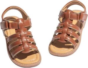 Toddler Girls Sandals Little Girl Summer Flat Sandal Baby Open Toe Outdoor Beach Holiday Dress Shoes