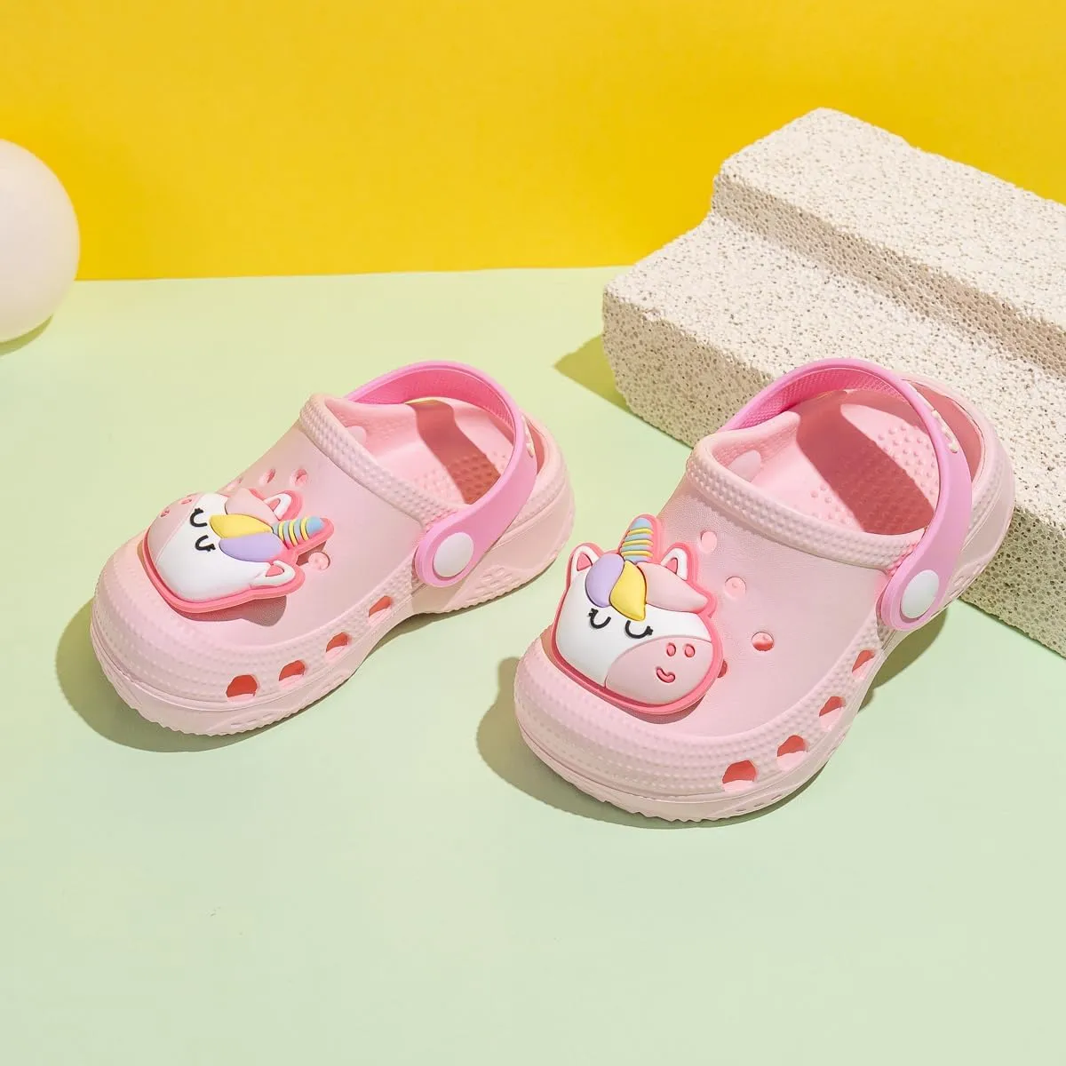 Toddler Kids Boys Girls Cute Garden Water Clogs Slip On Sandals Slides Lightweight Slipper Outdoor Summer Swimming Pool Infant Children Beach Pool Shoes
