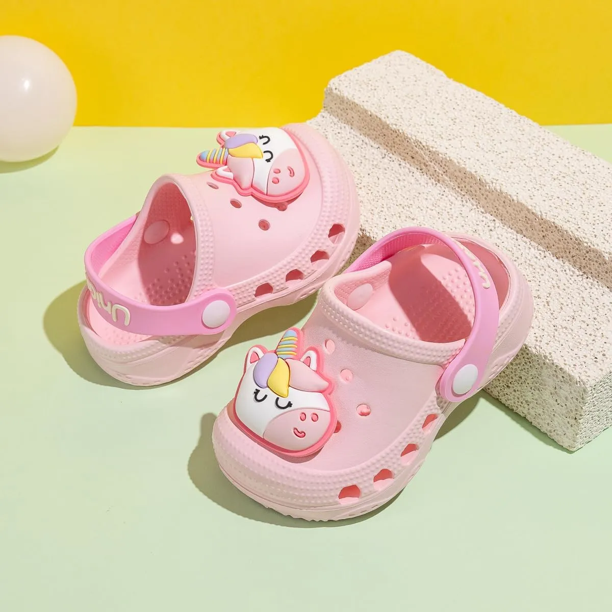 Toddler Kids Boys Girls Cute Garden Water Clogs Slip On Sandals Slides Lightweight Slipper Outdoor Summer Swimming Pool Infant Children Beach Pool Shoes