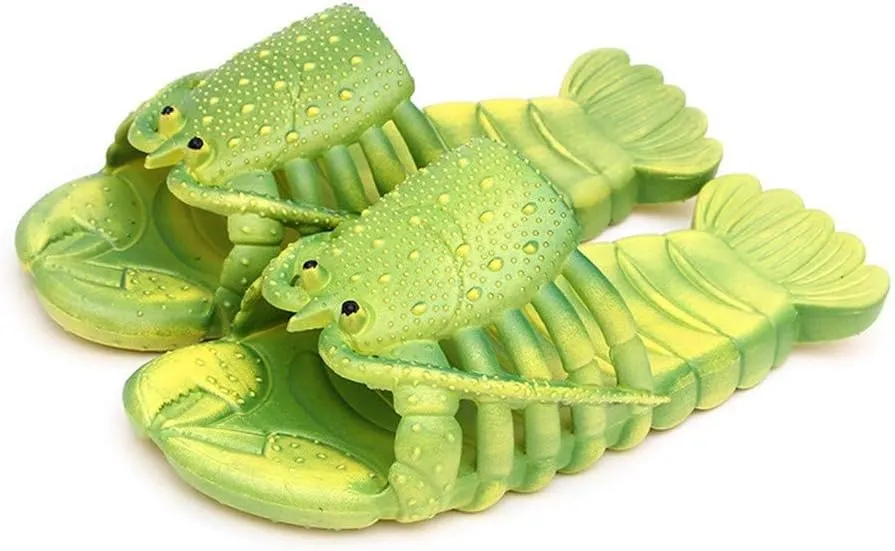 TOTENJS Lobster & Fish Slippers, Bass Sandals