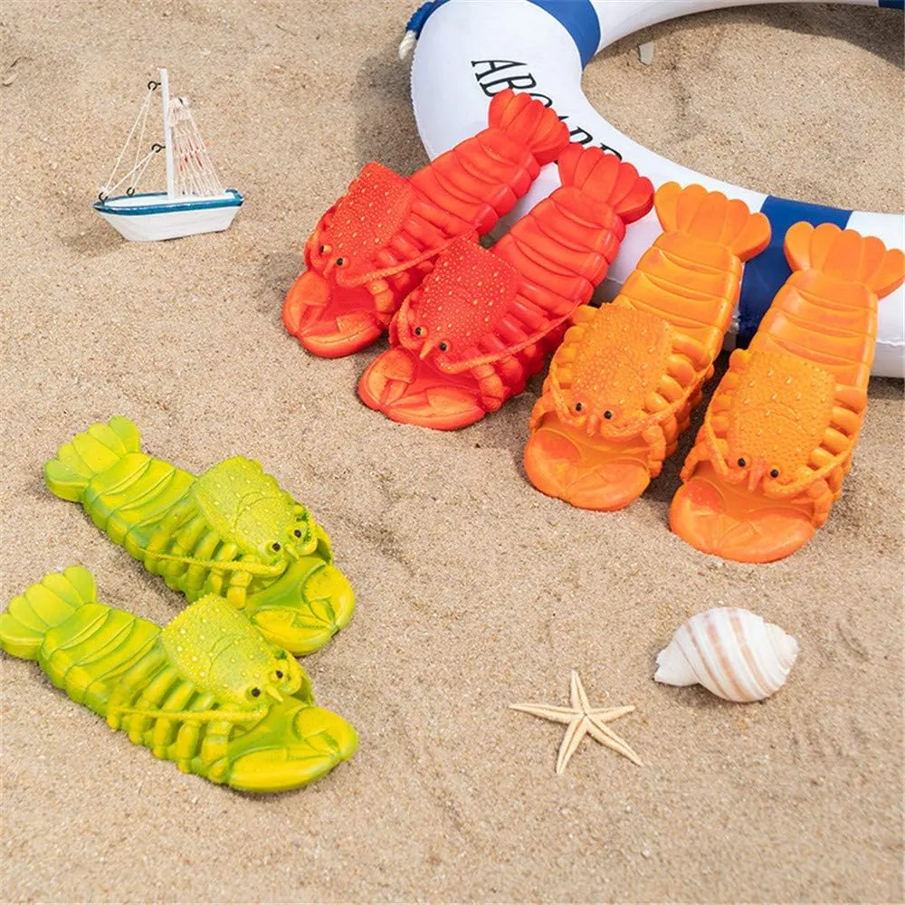 TOTENJS Lobster & Fish Slippers, Bass Sandals