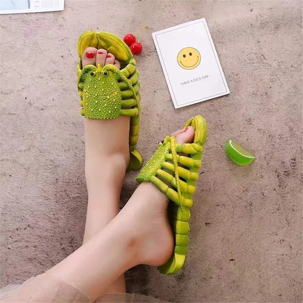 TOTENJS Lobster & Fish Slippers, Bass Sandals