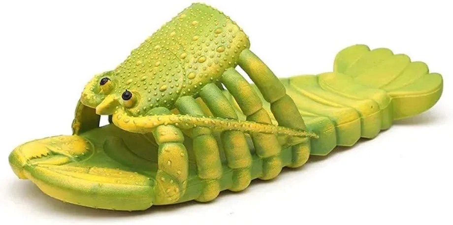 TOTENJS Lobster & Fish Slippers, Bass Sandals