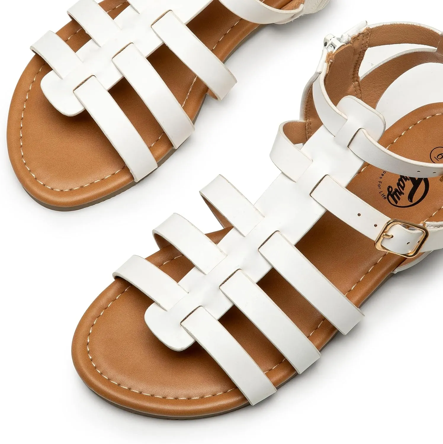 Trary Womens Sandals, Gladiator Sandals for Women, Wide Width Sandals for Women, Strappy Sandals, Flat Sandals for Women, Trendy Sandals Women Dressy Summer Flat, Comfortable Sandals Women