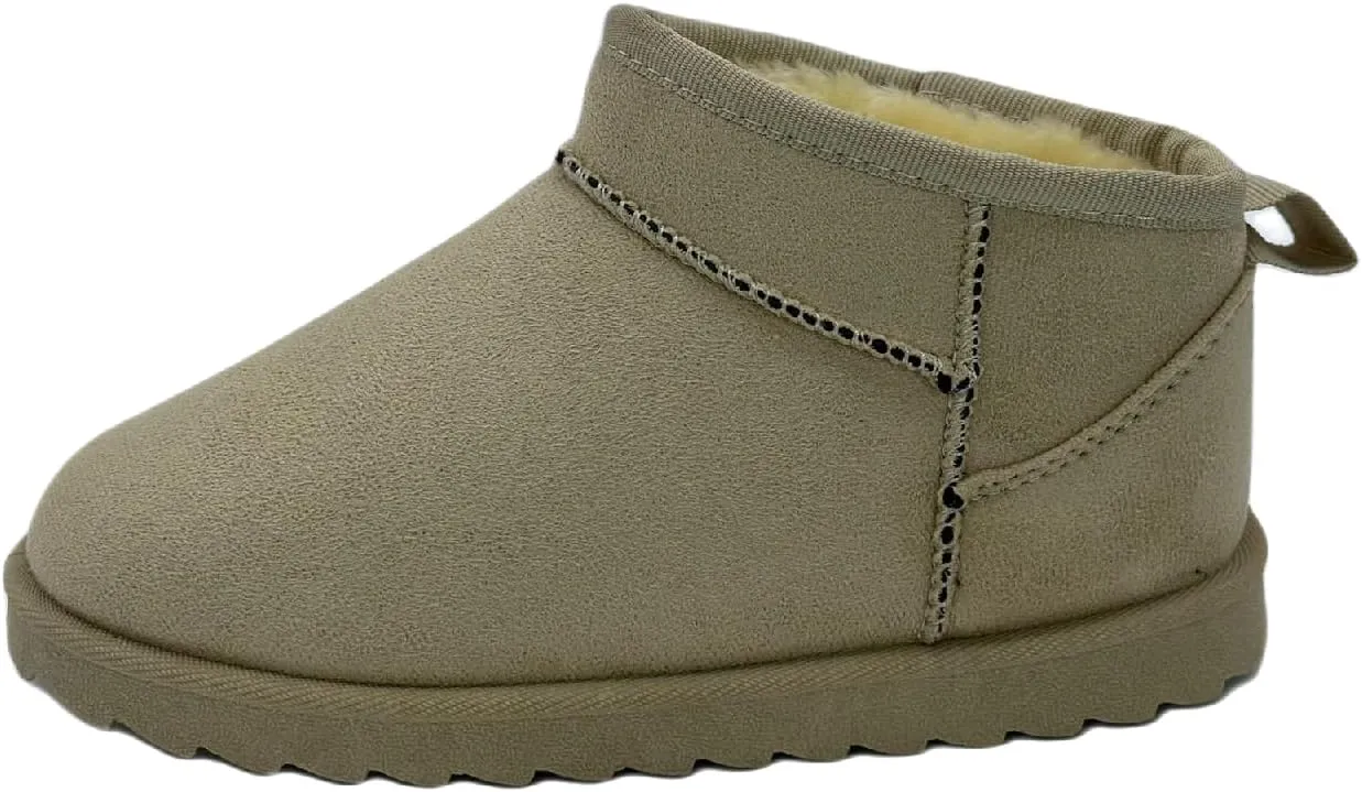 TruFox Kids Boys & Girls Mini Low Ankle Boot Soft Fur Lined Warm