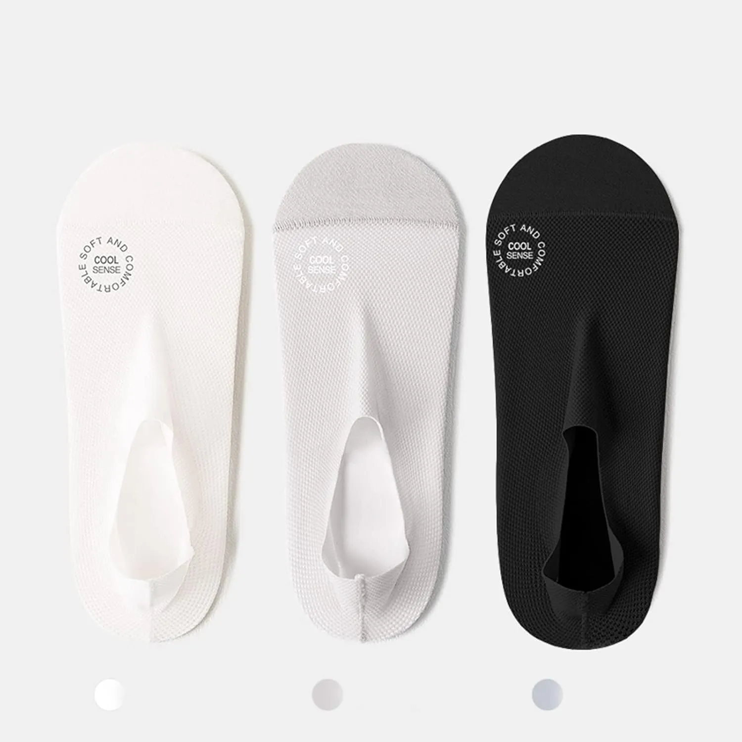 Ultra Thin Liner Socks Non Slip Nylon No Show Socks Womens Lightweight Breathable 3 & 4 & 6 Pair Packs