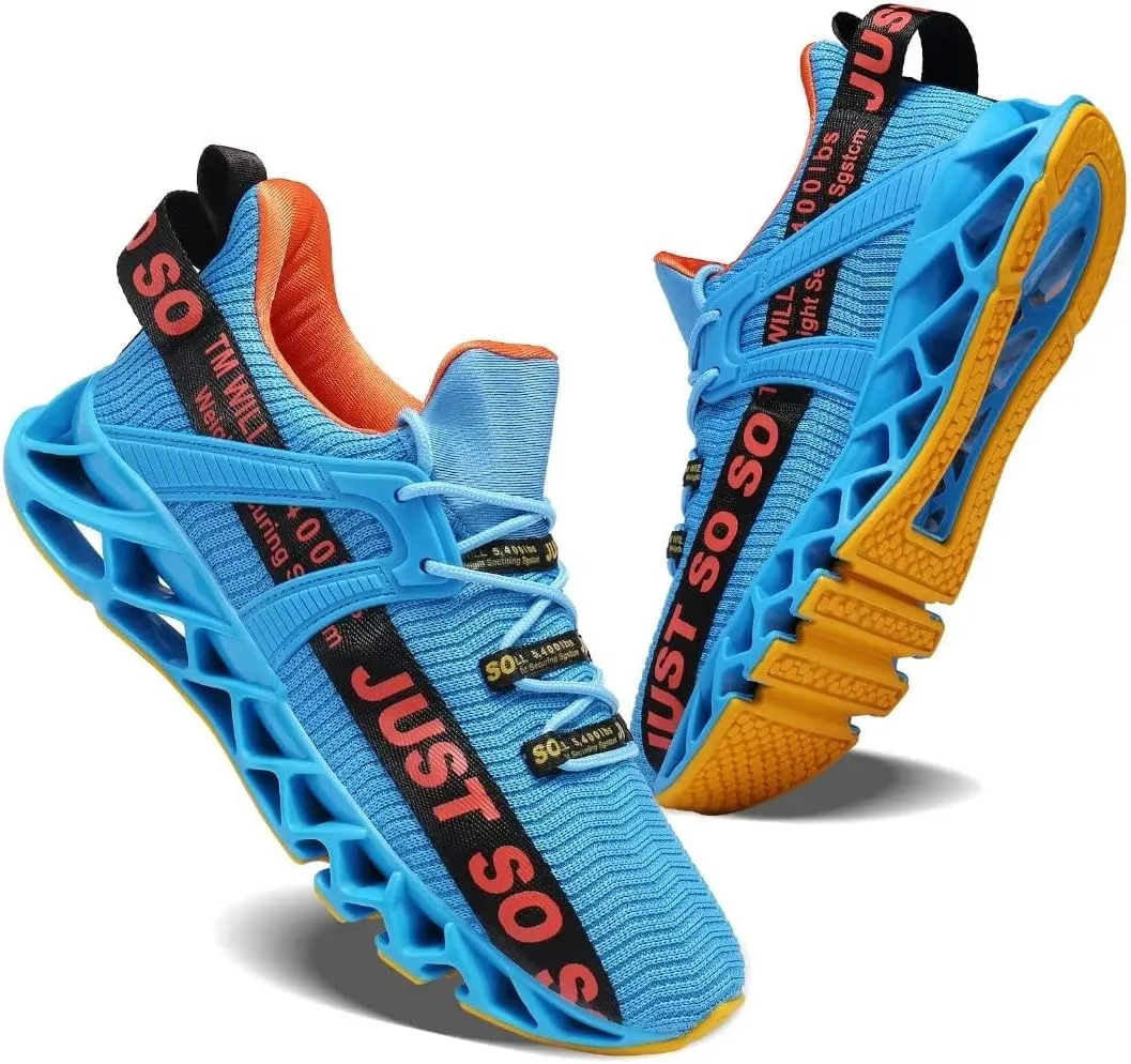 UMYOGO Mens Athletic Walking Blade Running Tennis Shoes Fashion Sneakers